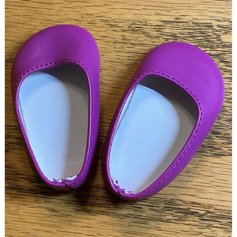 American Girl Saige Doll magenta Flat Shoes 18 Inch Doll tuic outfit